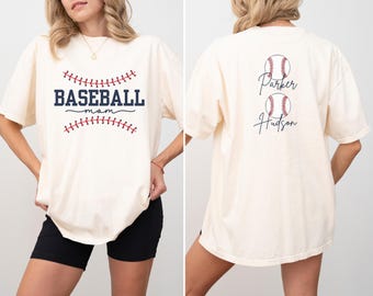 Baseball Mom Shirt Mom Baseball Shirt Baseball Mama Shirts Baseball Mom Gifts Mama Baseball Shirt Personalized Baseball Mom Tee Shirt