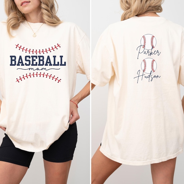 Baseball Mom Shirt Mom Baseball Shirt Baseball Mama Shirts Baseball Mom Gifts Mama Baseball Shirt Personalized Baseball Mom Tee Shirt