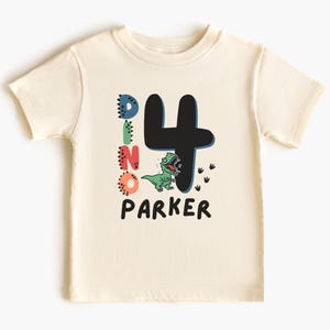 Dinosaur Birthday Shirt 4th Birthday Dinosaur Shirt T Rex Birthday Shirt Boys Dinosaur Birthday Dino Tee Fourth Birthday Boy Shirt Toddler