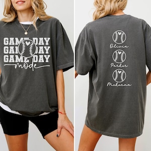 Baseball Game Day Shirt Softball Game Day Shirt Baseball Softball Mom Shirt Softball Baseball Mom Shirt Baseball Mom Gift Softball Mom Gift