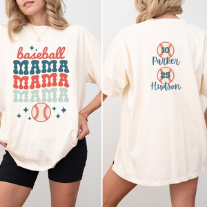 Baseball Mom Shirt Mom Baseball Shirt Baseball Mama Shirts Baseball Mom Gifts Mama Baseball Shirt Personalized Baseball Mom Tee Shirt