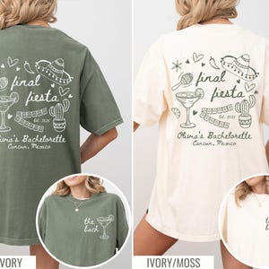 Mexico Bachelorette Shirt Final Fiesta Shirt Final Fiesta Bach Shirt Tequila Bachelorette Party Shirt Final Fiesta Bachelorette Party Gifts