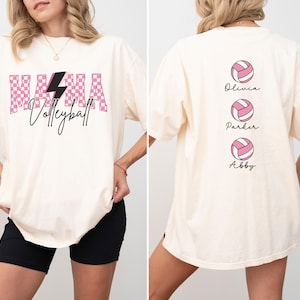 Volleyball Mom Shirt Personalized Volleyball Shirt Volleyball Mama Shirt Volleyball Mom Gift Volleyball Game Day Shirt Volleyball Mama Gift