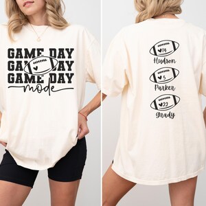 Game Day Football Shirt Mom Football Tee Football Mama Shirt Football Game Day Shirt Football Grandma Shirt Football Aunt Football Gift Mom