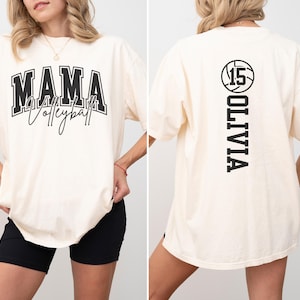Custom Volleyball Mom Shirt Volleyball Shirt Mom Volleyball Shirts Volleyball Mama Shirt Volleyball Mom Gift for Volleyball Mom Tee Shirt