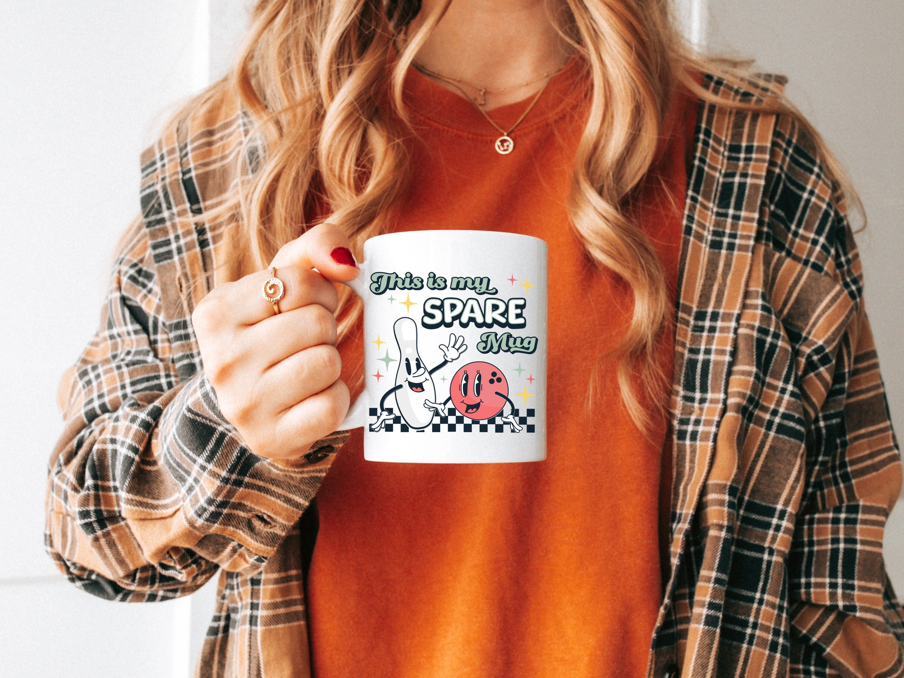 Funny Bowling Mug, Retro Bowling Coffee Mug, Bowling Lover Gift