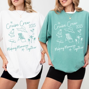 Camisetas de tripulación de crucero 2025 Camisetas de crucero Camisetas de crucero Camisetas de crucero familiares Camisetas de escuadrón de crucero Camisetas de crucero a juego para 2025 Regalos de crucero