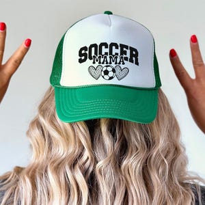 Soccer Mom Trucker Hat Soccer Mom Hat Soccer Mama Gift Trucker Hat for Mom Soccer Hat Soccer Trucker Hat Soccer Mom Gifts Soccer Accessories
