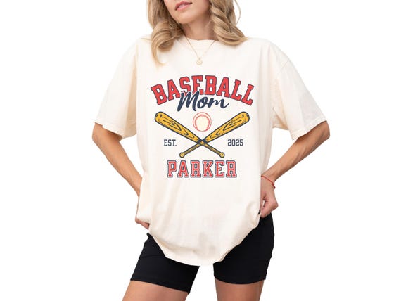 Baseball Mom Shirt Mom Baseball Shirt Baseball Mama Shirts Baseball Mom Gifts Mama Baseball Shirt Personalized Baseball Mom Tee Shirt