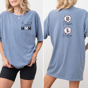 Baseball Mom Shirt Mom Baseball Shirt Baseball Mama Shirts Baseball Mom Gifts Mama Baseball Shirt Personalized Baseball Mom Tee Shirt