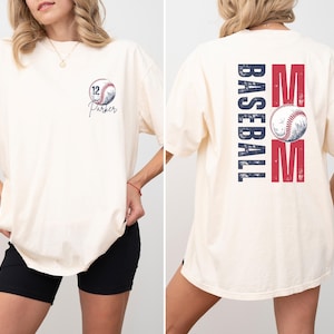 Baseball Mom Shirt Mom Baseball Shirt Baseball Mama Shirts Baseball Mom Gifts Mama Baseball Shirt Personalized Baseball Mom Tee Shirt