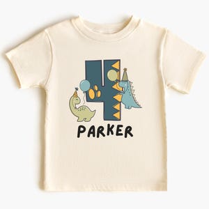 Dinosaur Birthday Shirt 4th Birthday Dinosaur Shirt T Rex Birthday Shirt Boys Dinosaur Birthday Dino Tee Fourth Birthday Boy Shirt Toddler