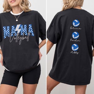 Volleyball Mom Shirt Personalized Volleyball Shirt Volleyball Mama Shirt Volleyball Mom Gift Volleyball Game Day Shirt Volleyball Mama Gift
