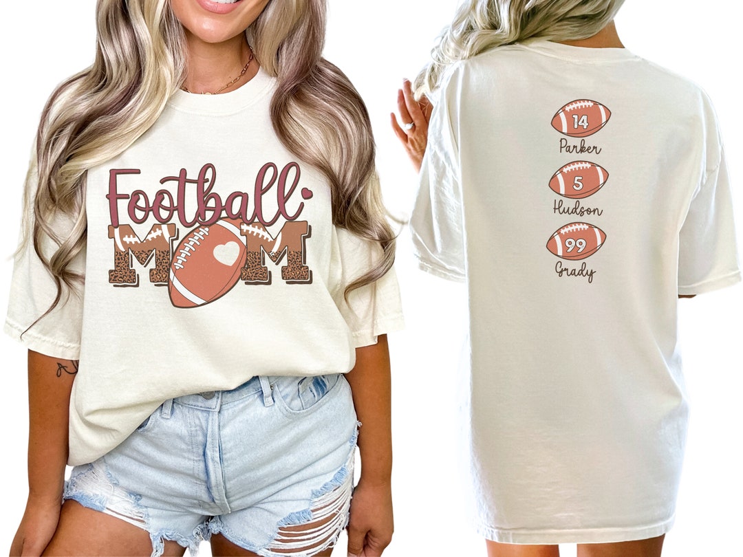 Funny Soccer Mom Shirt - Football Mama Graphic Tee, Oversized Comfort Fit For Game Day & Everyday