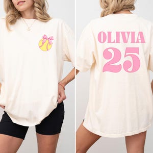 Custom Softball Shirt Softball Mom Shirt Softball Game Day Shirts Personalized Softball Shirt Softball Mom Gifts Softball Tees Softball Gift