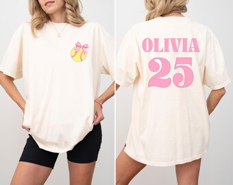 Custom Softball Shirt Softball Mom Shirt Softball Game Day Shirts Personalized Softball Shirt Softball Mom Gifts Softball Tees Softball Gift