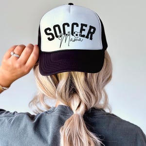 Soccer Mom Trucker Hat Soccer Mom Hat Soccer Mama Gift Trucker Hat for Mom Soccer Hat Soccer Trucker Hat Soccer Mom Gifts Soccer Accessories