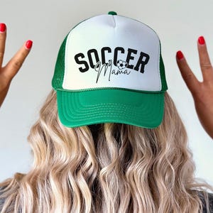 Soccer Mom Trucker Hat Soccer Mom Hat Soccer Mama Gift Trucker Hat for Mom Soccer Hat Soccer Trucker Hat Soccer Mom Gifts Soccer Accessories