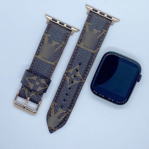 Handmade Louis Vuitton for Apple Watch Series 1,2,3,4,5,6,7,8,Ultra,SE  Strap Band Cuff – Limited Edition