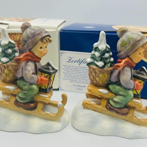 Hummel Ride into Christmas Large figurine 6 inches tall