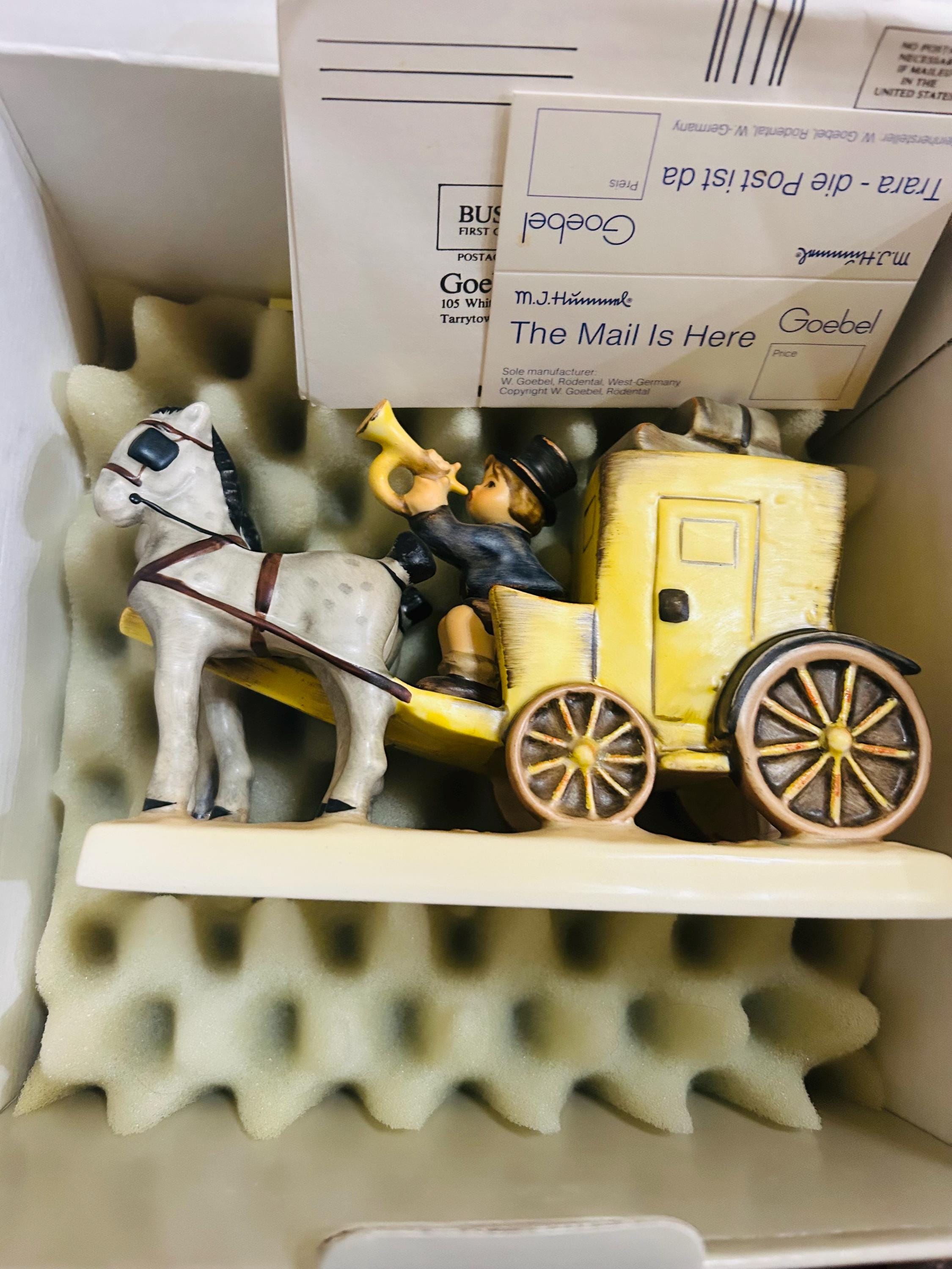 Hummel Goebel 'the Mail is Here' (mail Carrier) Figurine (HUM 226