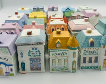 Conjunto completo Lenox Spice Village com 24 peças: Casa de