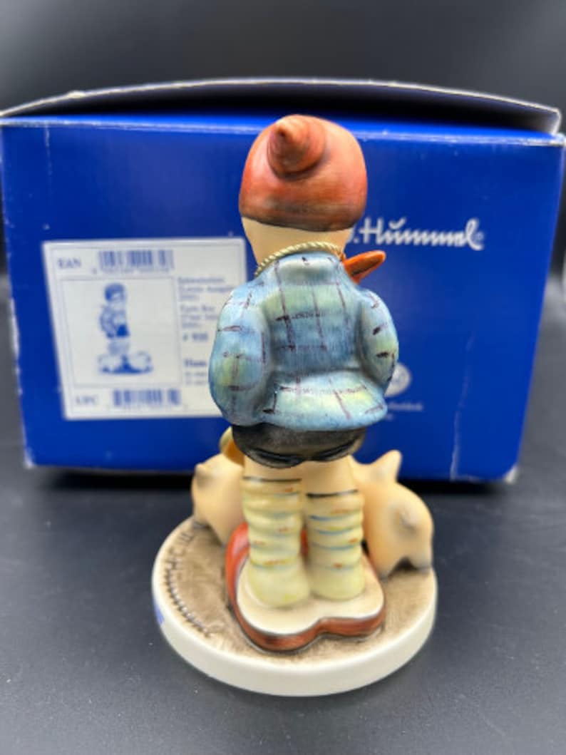 Hummel Figurine Rare FARM BOY HUM 66 TMK8 Goebel Germany Pigs Retired ...