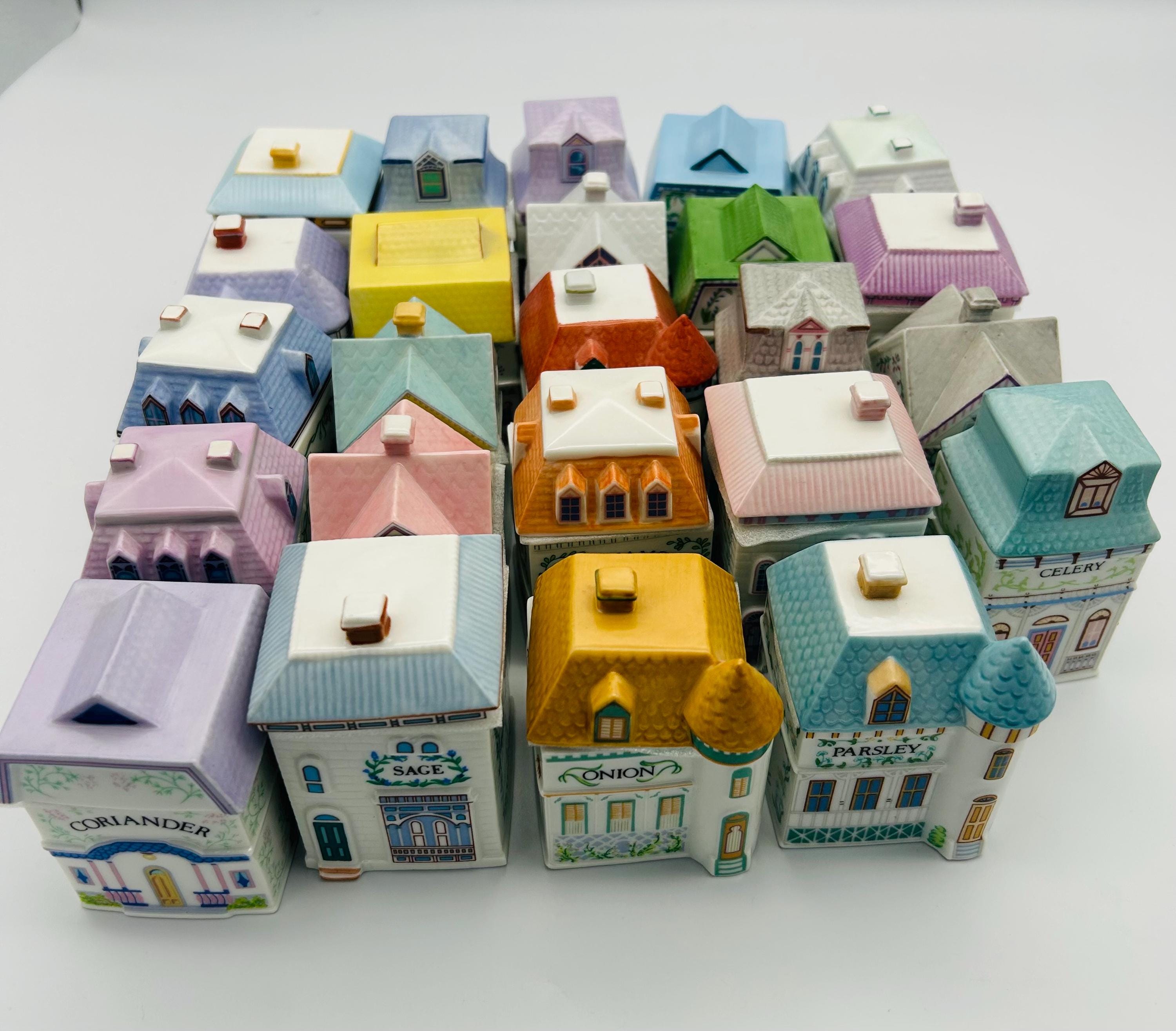 Lenox Spice Village 24 Piece Full Set : Hand-painted Porcelain