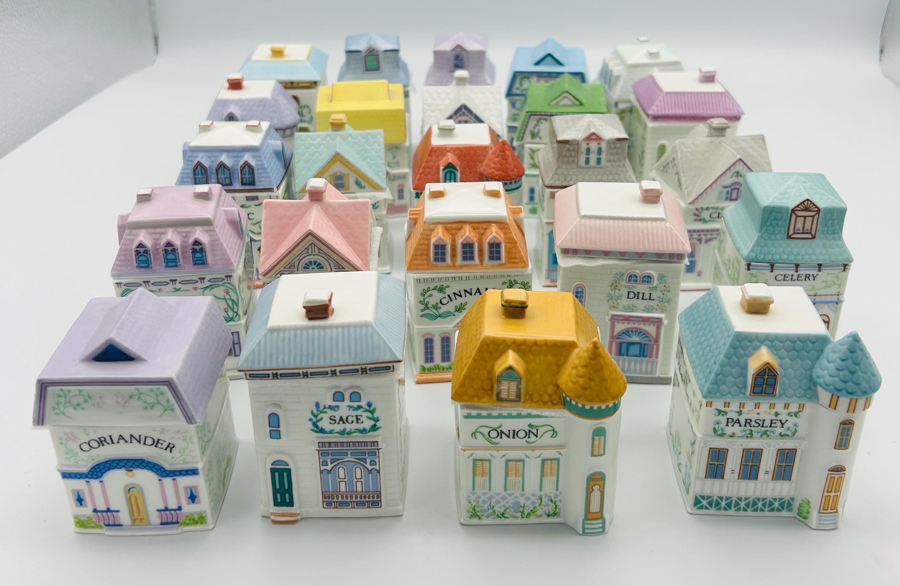 Lenox Spice Village 24 Piece Full Set : Hand-painted Porcelain