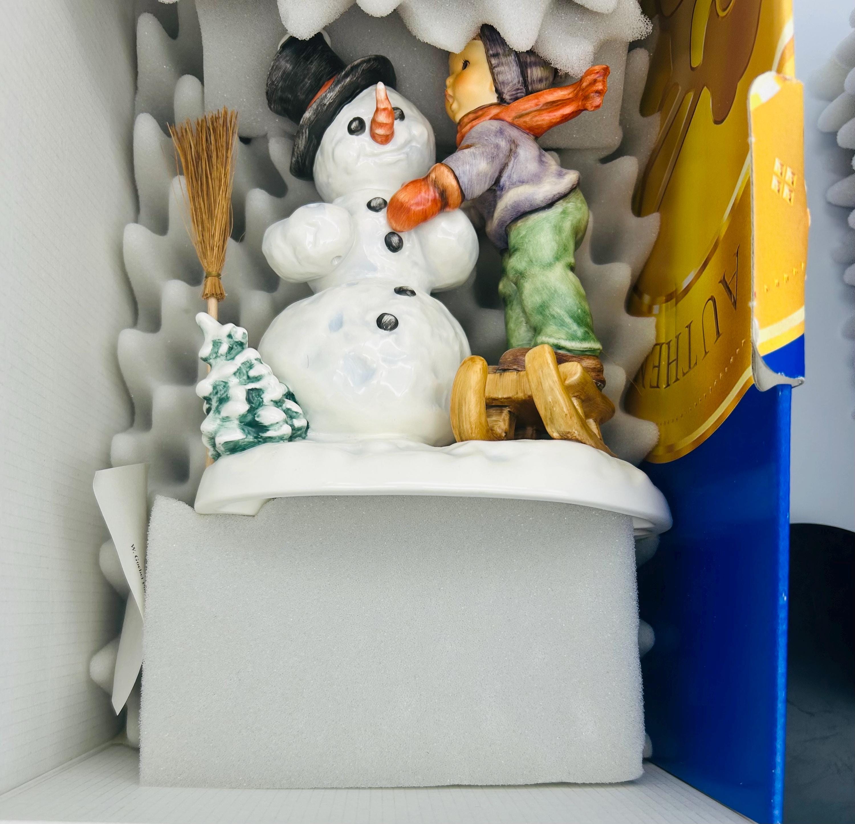 Goebel Hummel Large Rare #2002 MAKING NEW FRIENDS Snowman - Etsy