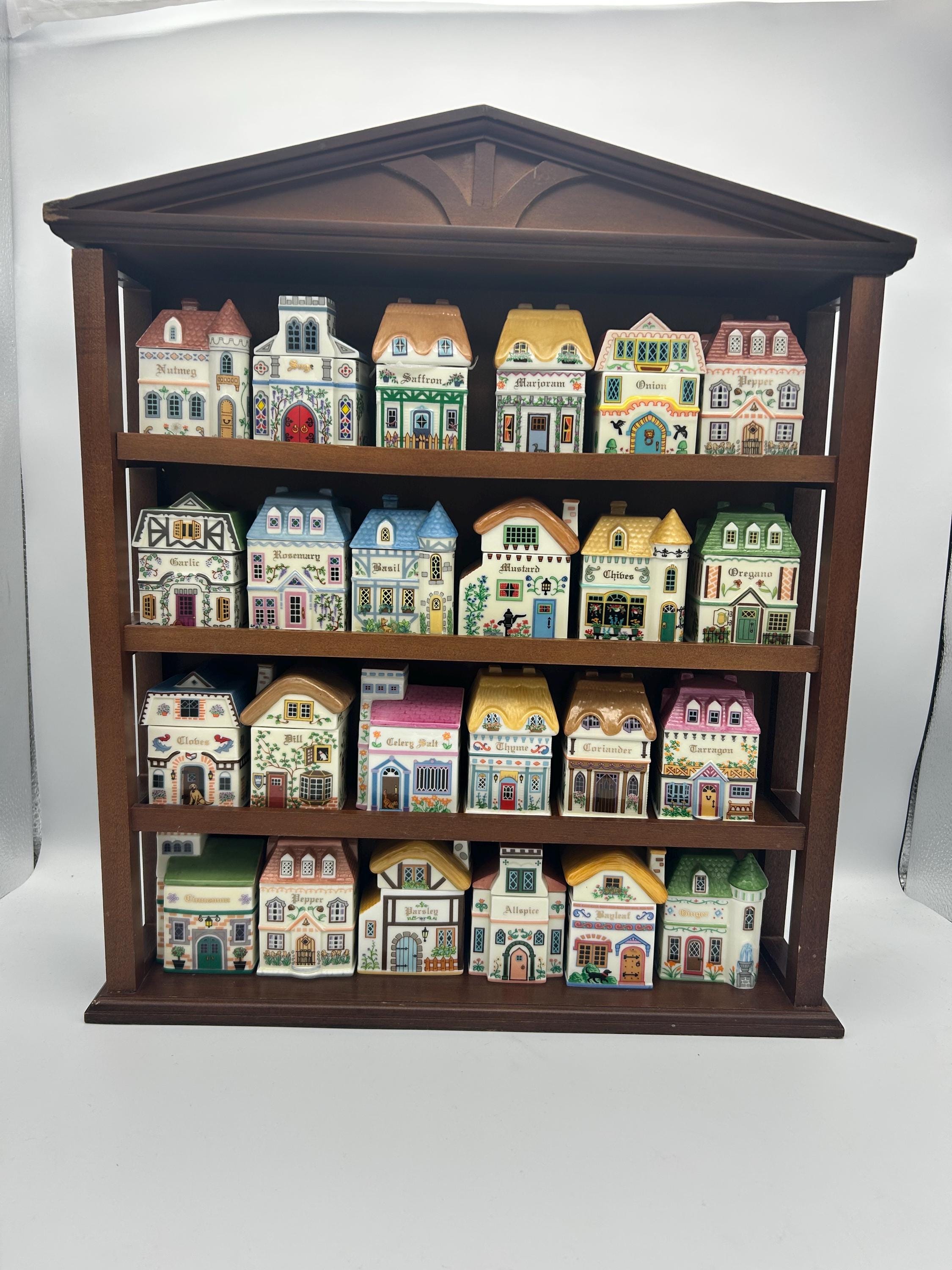 Vintage Lenox Canterbury Crossing Spice Village – Full Set With