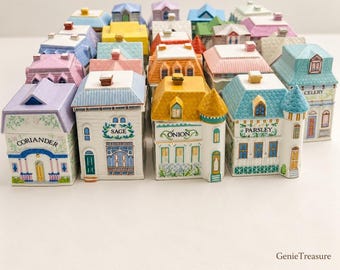 Lenox Spice Village 24 Piece Full Set  : Hand-Painted Porcelain Cottage core