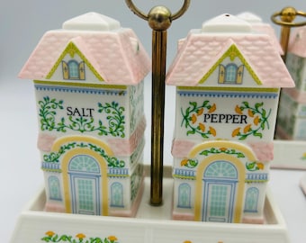 Lenox Spice Village Creamery ,Confectionery Sugar & Creamer Set, salt and pepper, individually priced
