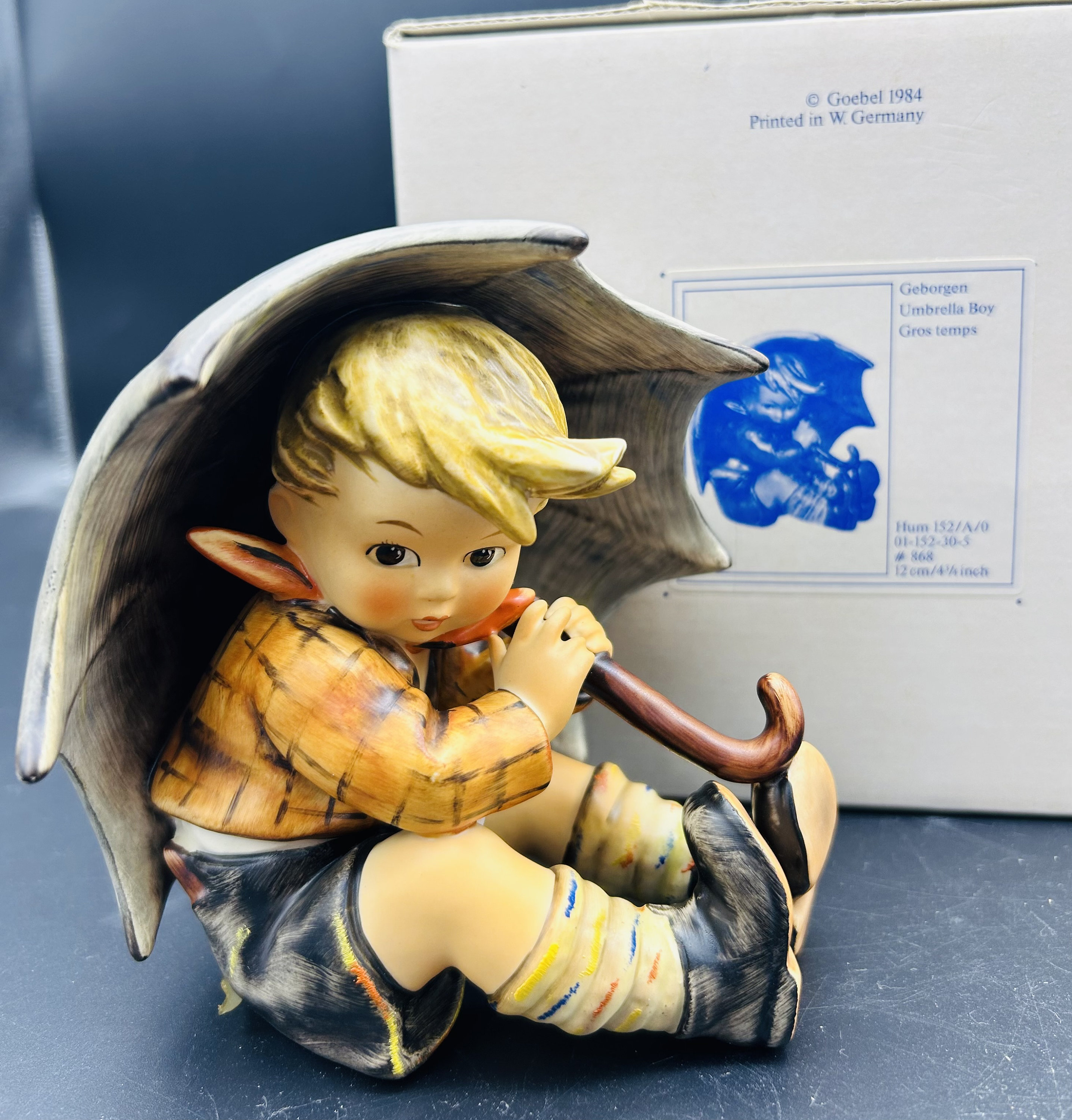 フンメル人形 アンブレラボーイ＆ガール ゲーベル社製 Hummel umbrella boy - Etsy 日本