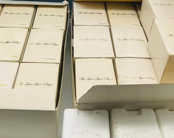 Rare Lenox Spice Village 24  Full Set with Original Box