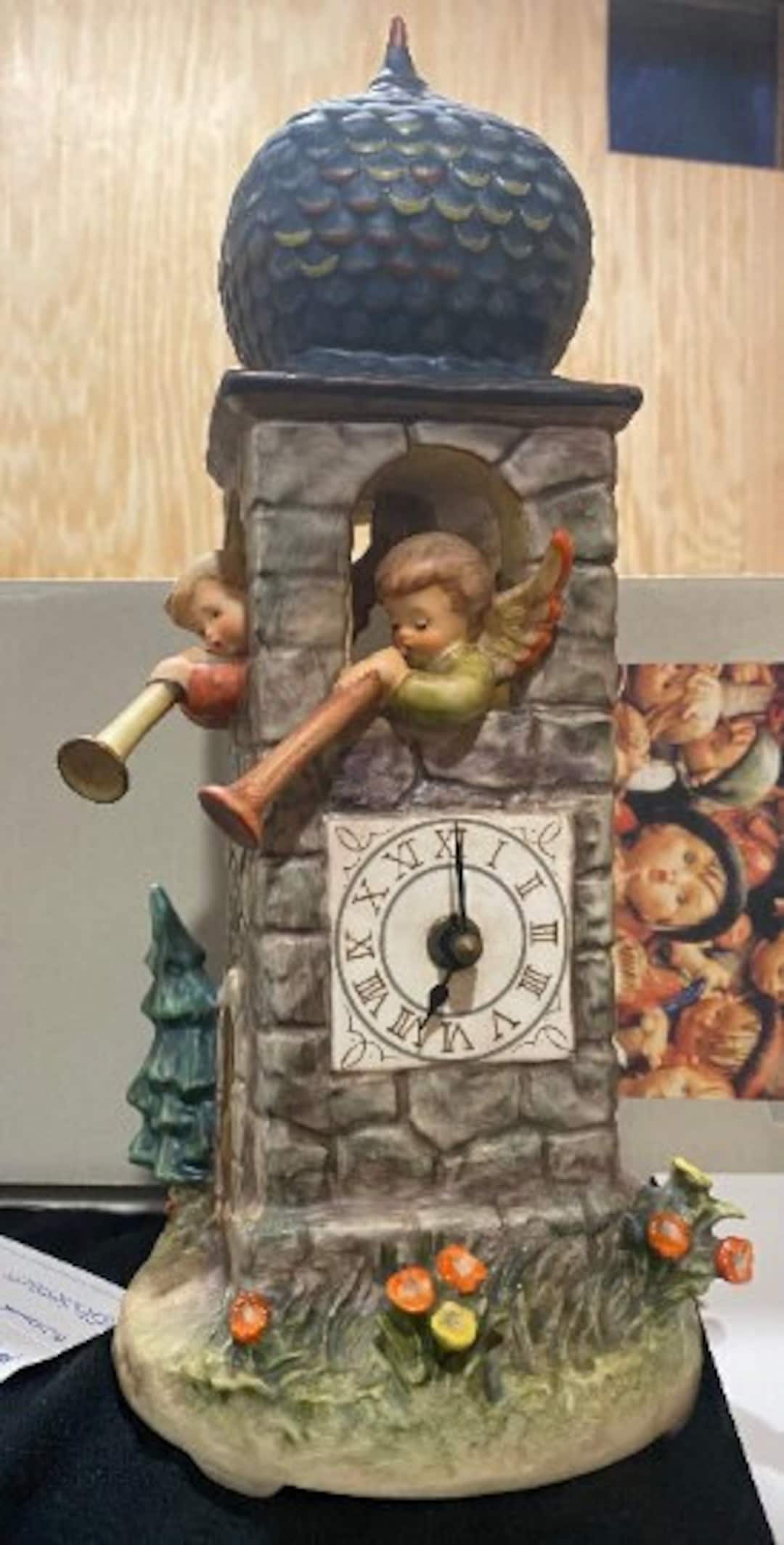 Goebel Hummel Figurine: Call to Worship Musical Clock Tower #441