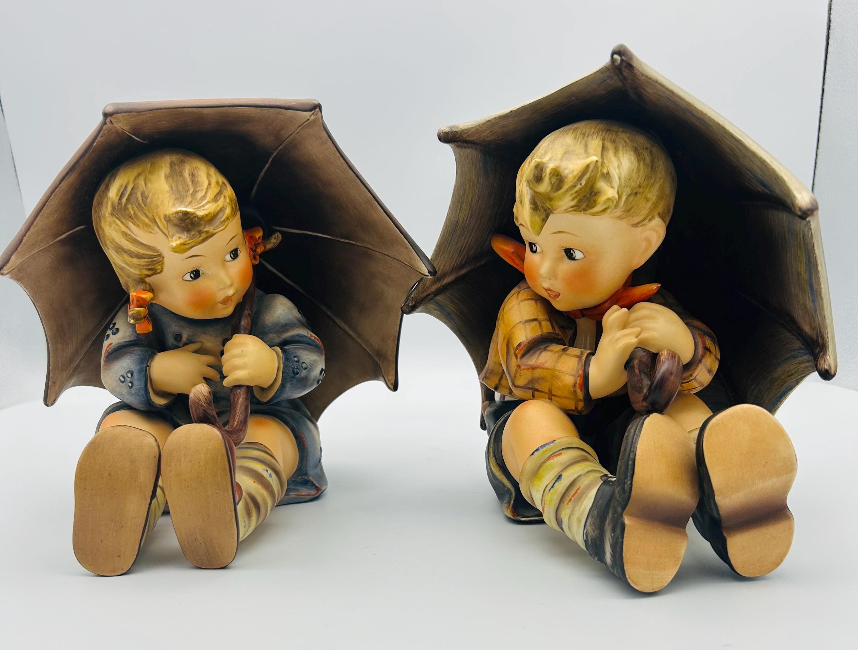 Vintage Hummel Umbrella Boy and Girl Figurine, TMK3 , 8