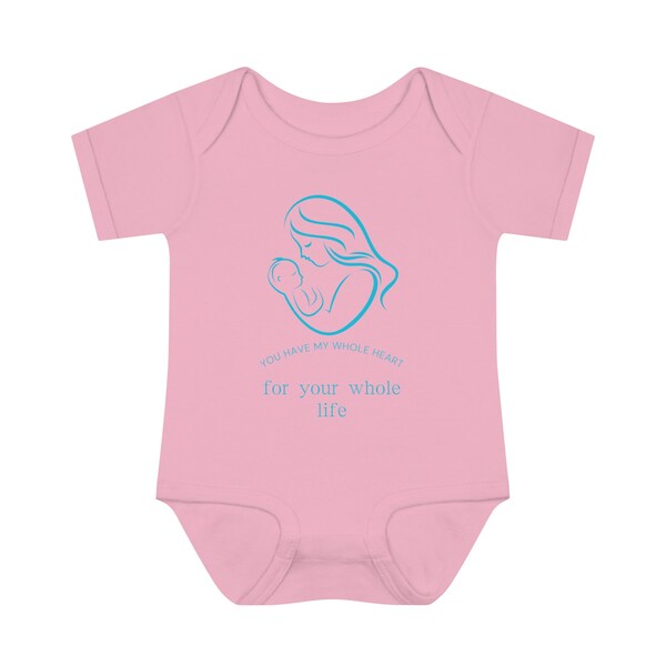 You have my whole heart for your whole life Infant Baby Rib Bodysuit