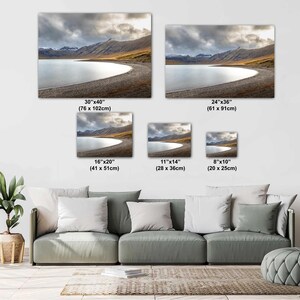 Iceland Lava Fjord; Wall Décor, Metallic, Acrylic, or Canvas Print ...