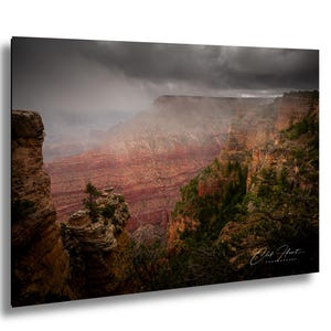 Grand Canyon,Rain,Wall Art,Photograph,Print