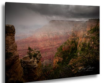 Grand Canyon,Rain,Wall Art,Photograph,Print