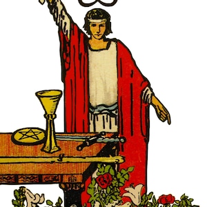 Diseño de sublimación tarot png, Clip Art Tarot color, Mago negro blanco, Rider tarot PNG camiseta Taza, diseño fondo transparente digital