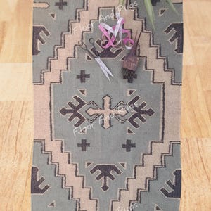 Hand Made Wool Jute Kilim Runner Rug, Indian Rug, Home Decor Area Rug, Jute Kilim Rug, Custom Area Runner Rug, Multicolor Stair Area Rug. image 2