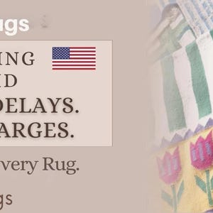 May include: A collection of rectangular trays filled with small, round, multi-colored felt balls arranged in gradient patterns, alongside fabric swatches featuring green stripes and pink tulip motifs on a light beige background.
