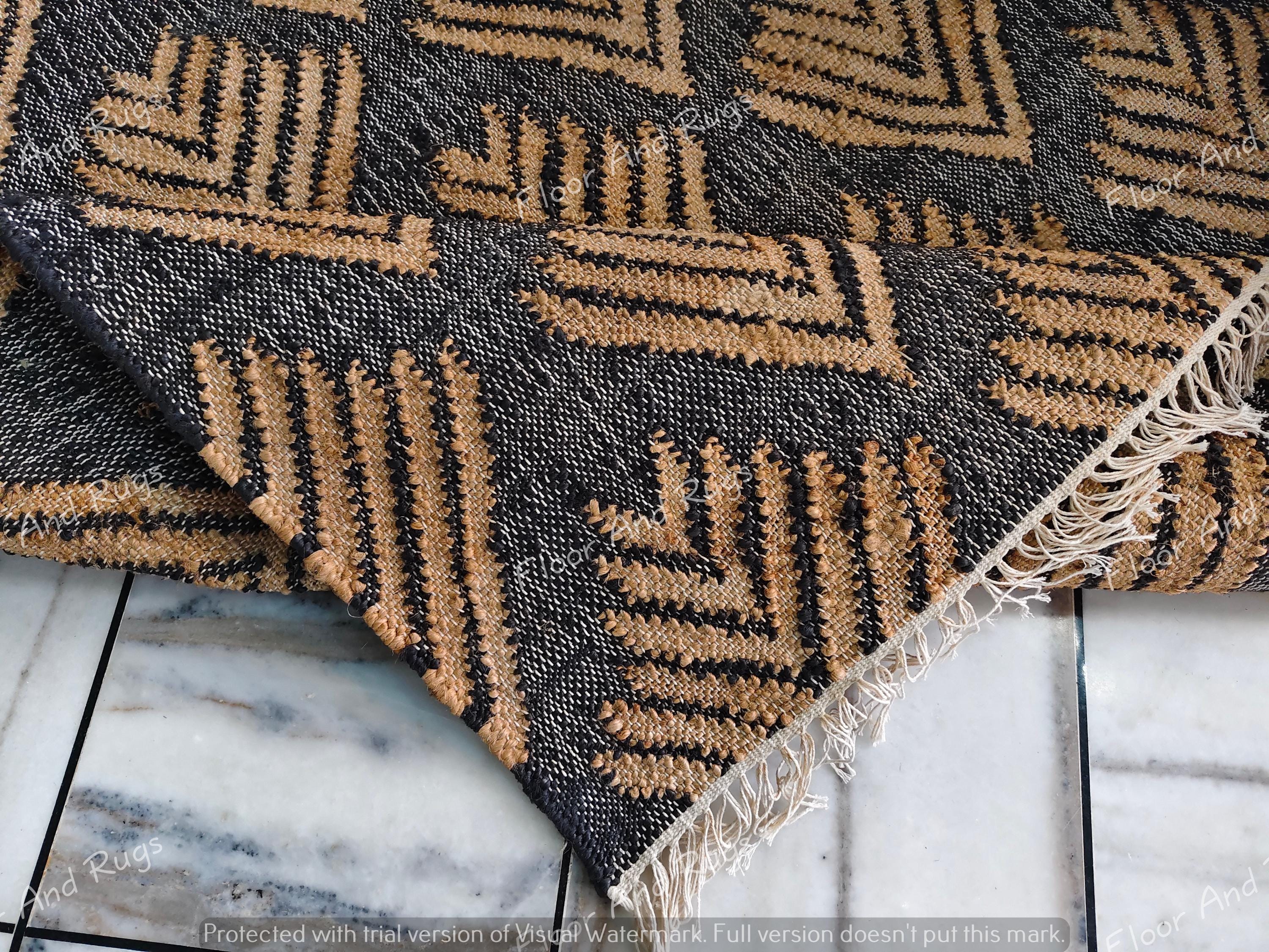 8X10 FT Jute Flatweave Rug, Handwoven Rug, Rugs For Bedroom