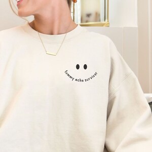 Tummy Ache Survivor Sweatshirt, I Have A Tummy Ache Shirt, Endometriosis Tee, Being Really Brave, Celiac Disease Shirt, Lactose Intolerant
