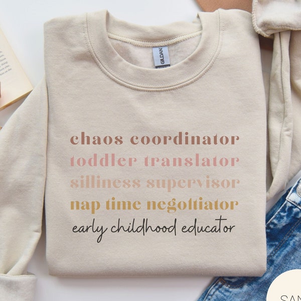 Pullover für die Kita, Frühkindliche Einrichtung, Frühkindliche Erzieher, Prek Erzieher, Säugling Erzieher, Kleinkind Erzieher, Vorschule Ed, Baby Erzieher