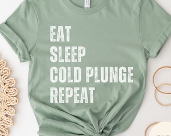 Camiseta de inmersión en frío, amantes del baño de hielo, inmersión en frío, inmersión en agua fría, terapia de frío, camisa de hombre de hielo, camiseta de inmersión en frío