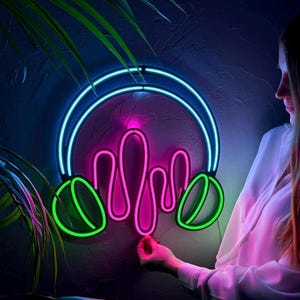 ON AIR Neon Sign Custom Neon Sign Neon Light For Business On Air Neon LED Live Music Neon Sign Personalized Gifts Neon Sign For Clubs  Neon