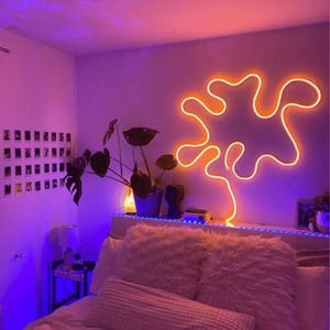 Neon Strip Lights Led Strip Lights For Home Decor Aesthetic Home Decor Dıy Neon Strip Light Single Color Led Strip Wall Decor Neon Light